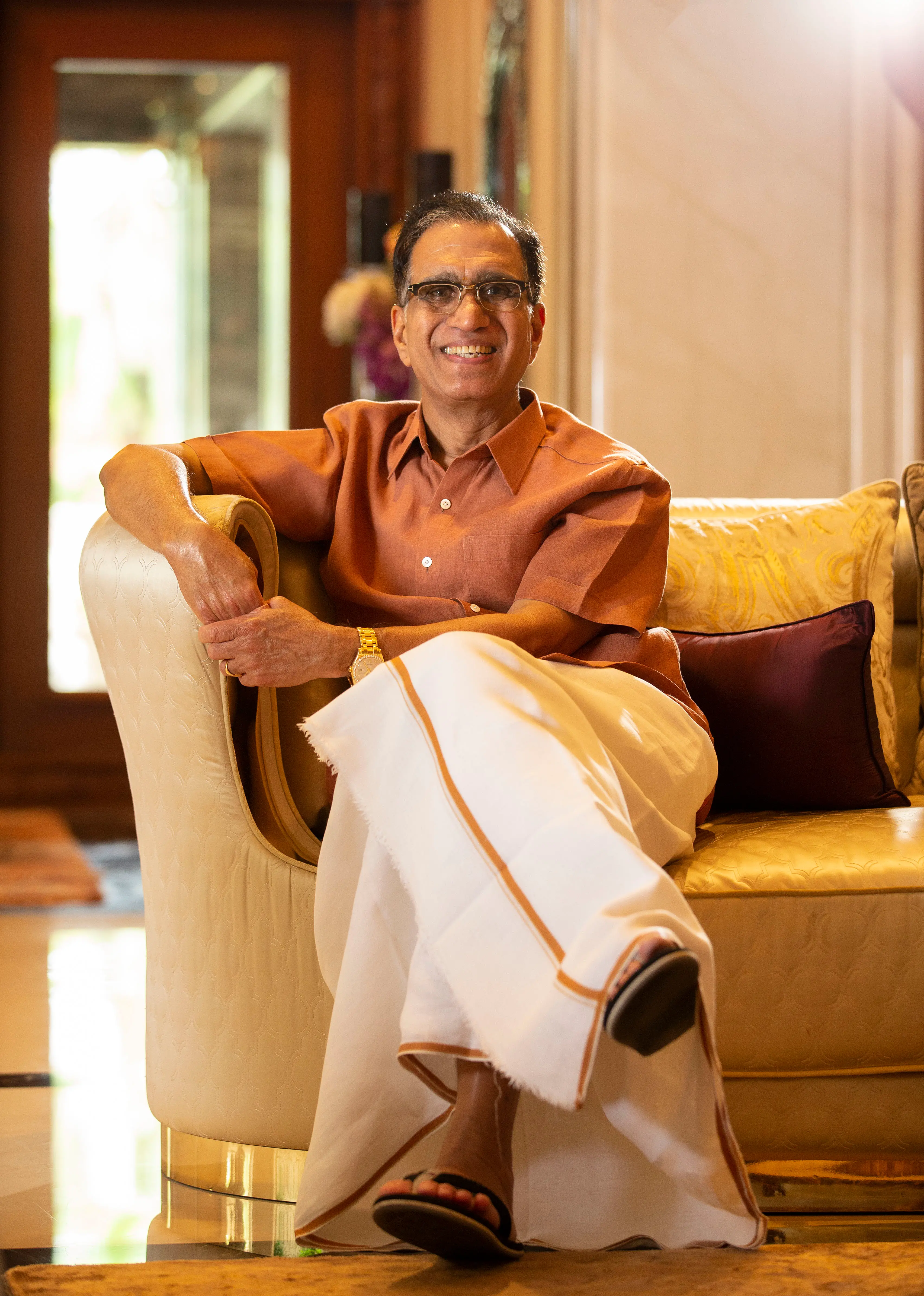 TS Kalyanaraman, Chairman and Managing Director of Kalyan Jewellers and Kalyan Developers