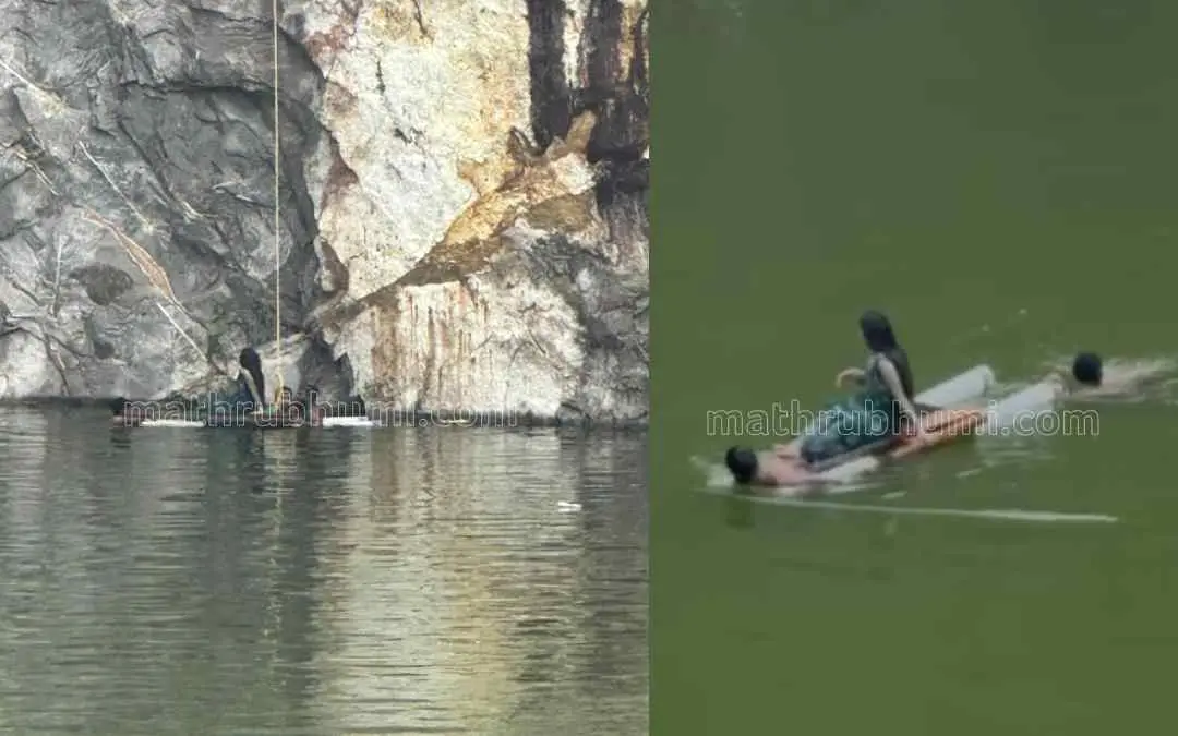 The visuals of rescue operation