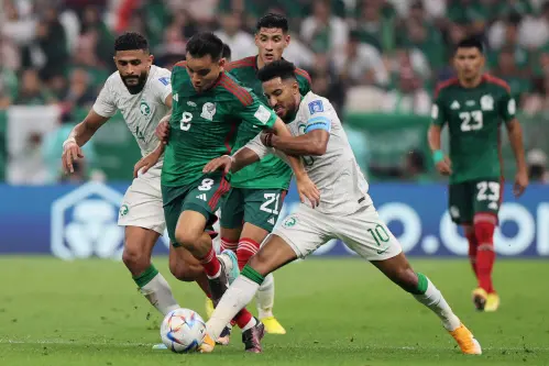 Mexico beats Saudi Arabia 2-1 but falls short at World Cup