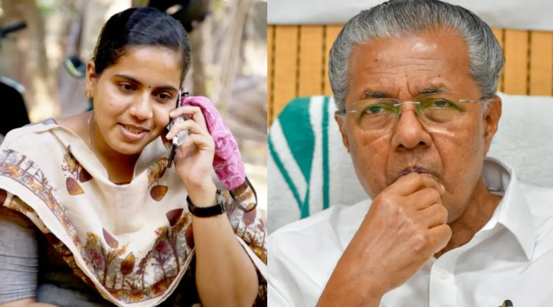 Arya Rajendran, Pinarayi Vijayan | Photo: PTI, Mathrubhumi