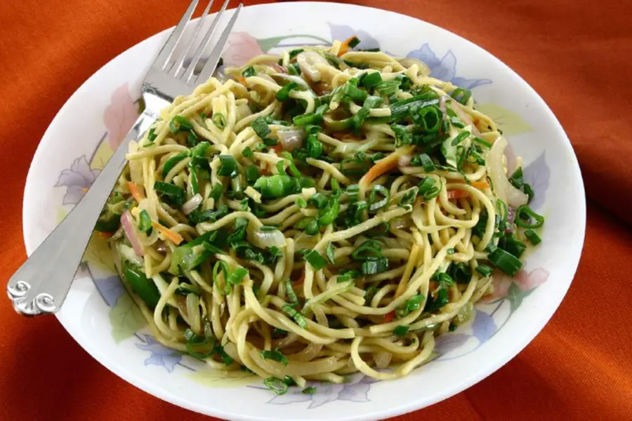 Simple, yummy mushroom noodles for kids