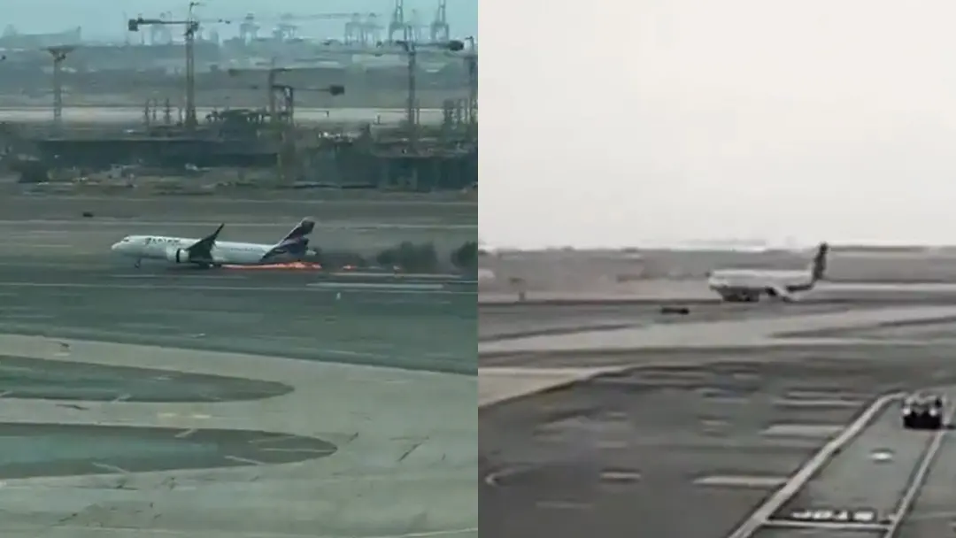 2 firefighters killed as passenger jet collides with truck on runway in Peru | Photo: Twitter