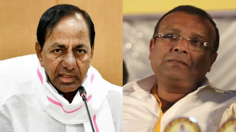 K Chandrasekhar Rao, Thushar Vellappally I Photo: ANI, Mathrubhumi