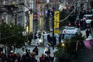 Erdogan condemns 'vile attack' in Istanbul, says six dead