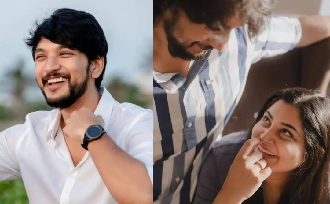 Gautham Karthik and Manjima Mohan. Photo: Instagram/gauthamramkarthik
