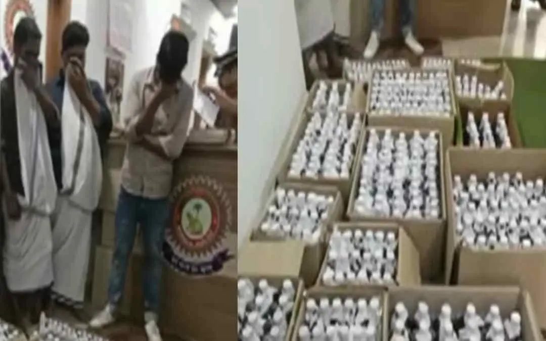 Smuggled liquor | Photo: Mathrubhumi News