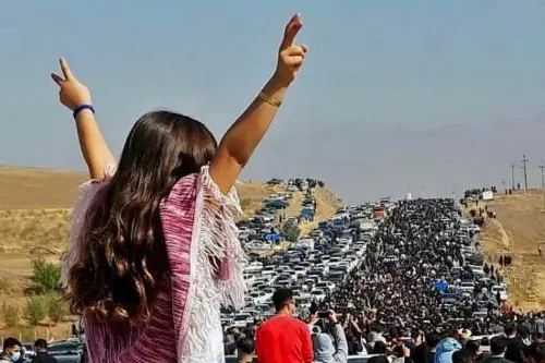 Iran security forces 'open fire' as thousands mourn Mahsa Amini