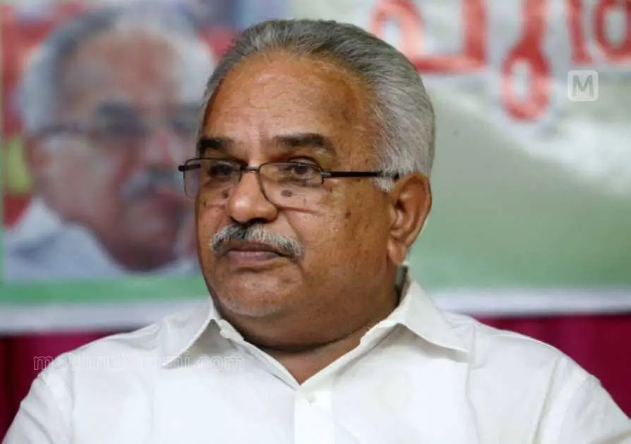 Kanam Rajendra | Photo: KK Praveen| Mathrubhumi