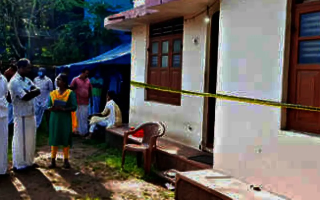 The house at Mulakuzha, where the murder occurred.