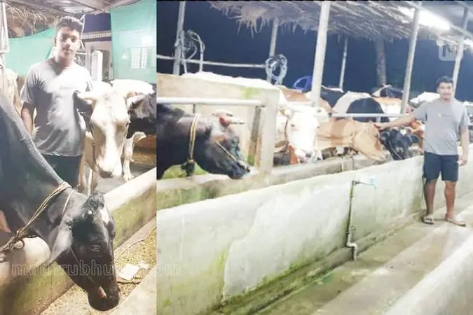 Passion leads way; College student's cattle farm produces 200 litres of milk