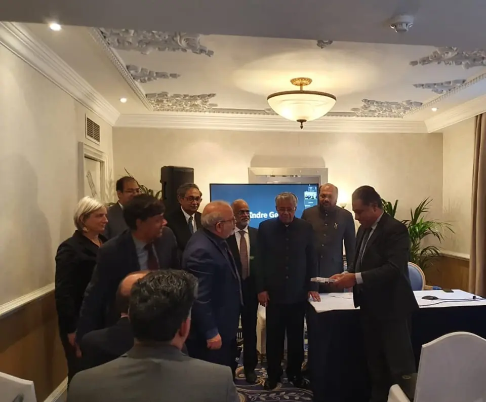 The signing of the MoU | Photo: Facebook/P Rajeev