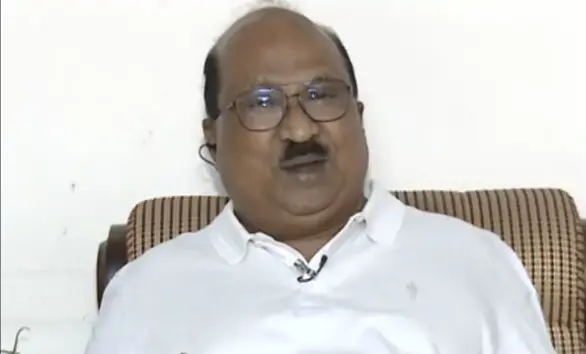 KV Thomas | Screengrab/Mathrubhumi News