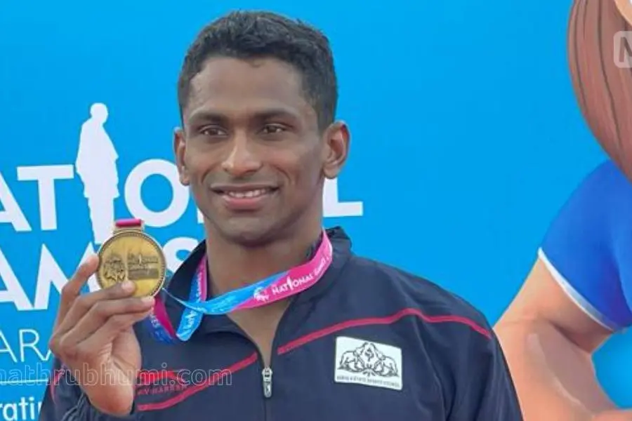 National Games: Kerala’s Sajan Prakash wins gold in swimming