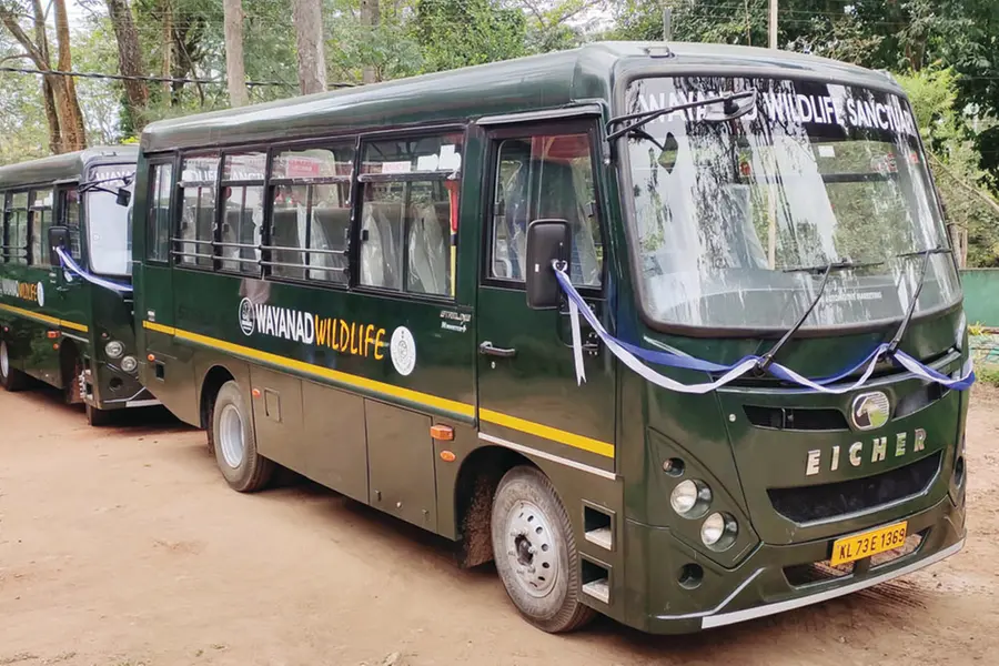 Buses replace jeeps in Muthanga Wildlife Sanctuary for jungle safaris