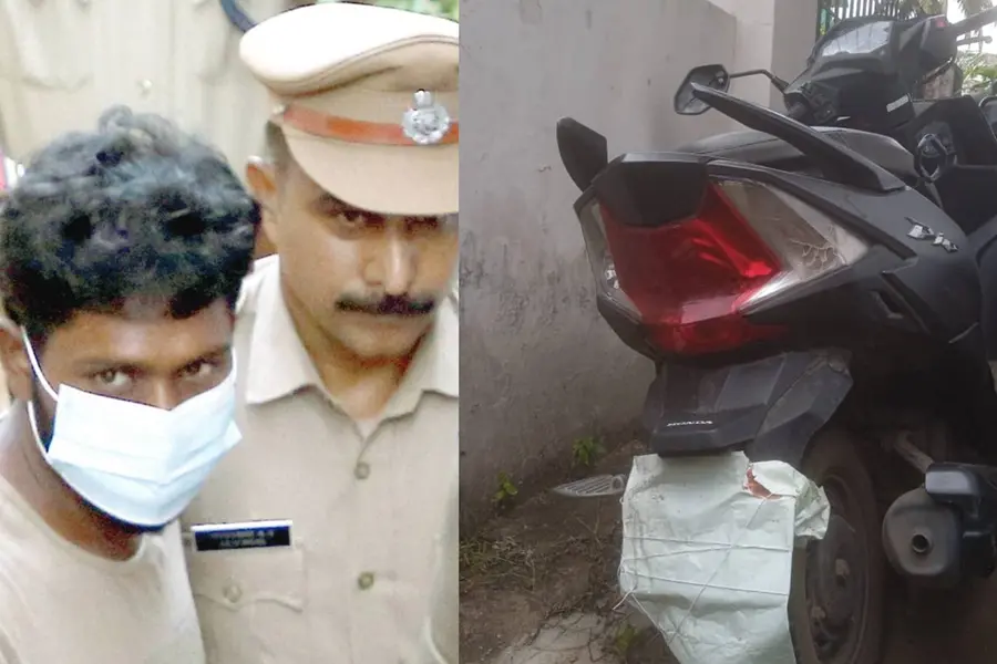 Scooter used by AKG Centre attack accused found
