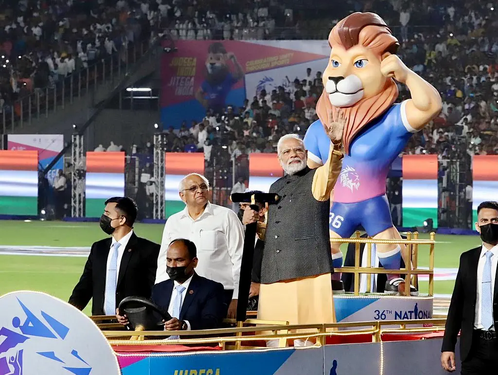 Prime Minister Narendra Modi at opening ceremony of 36th National Games | ANI