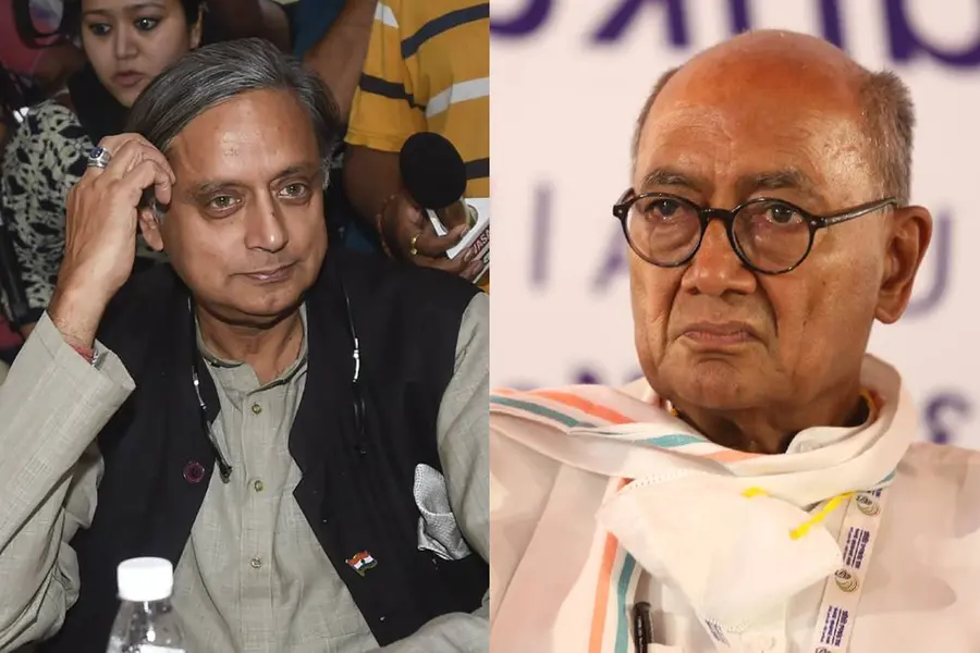 Congress president poll: Digvijaya Singh, Shashi Tharoor to file nominations tomorrow