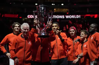 Tiafoe beats Tsitsipas to give Team World 1st Laver Cup win