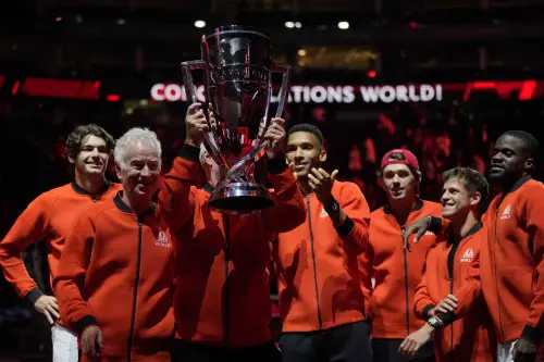 Tiafoe beats Tsitsipas to give Team World 1st Laver Cup win
