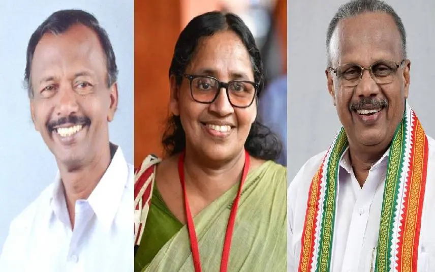AT George, KK Lathika, MA Vaheed | Photo: Mathrubhumi