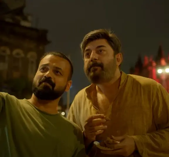 Kunchacko Boban and Arvind Swami in 'Ottu'