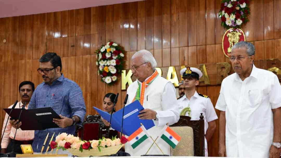 M B Rajesh sworn in as minister in Pinarayi Vijayan cabinet ...