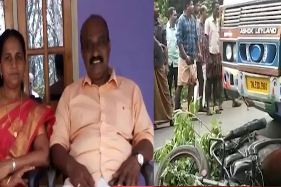 Couple dies in bike-lorry collision in Kollam