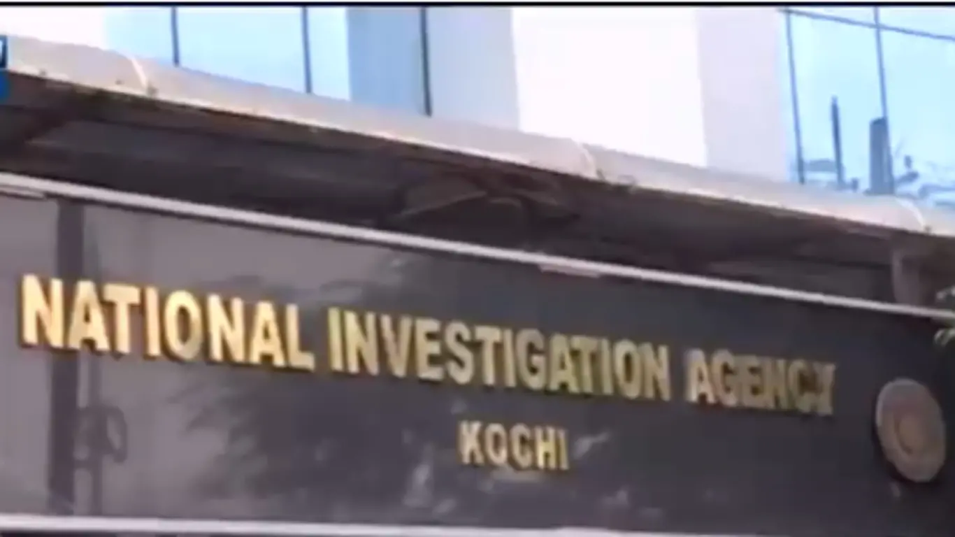The NIA office in Kochi | Screengrab: Mathrubhumi News