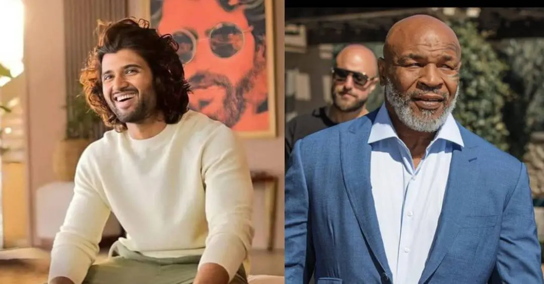 Vijay Deverakonda and Mike Tyson. Photo: Instagram