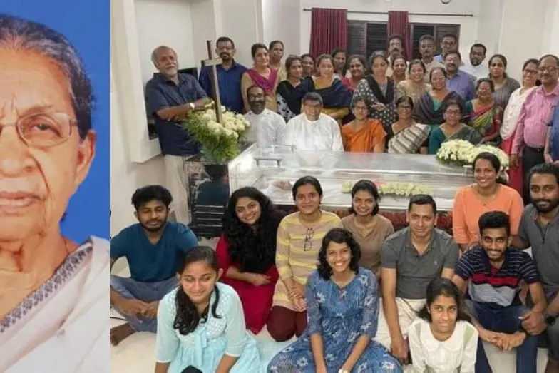 Smiling snap of relatives at funeral goes viral: Here is what the family has to say