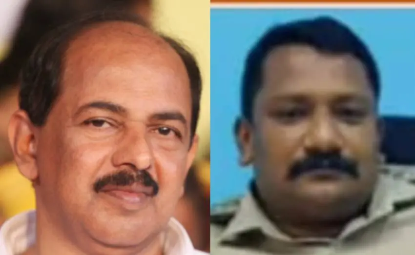 Minister GR Anil and CI Girilal