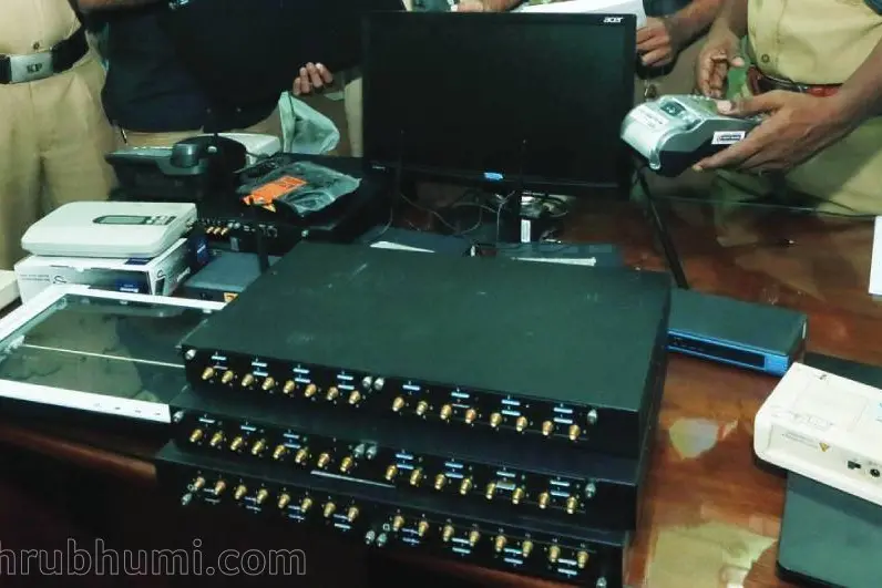 How does parallel telephone exchange work?