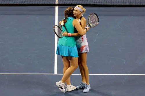 Jelena Ostapenko, Lyudmyla Kichenok | AFP