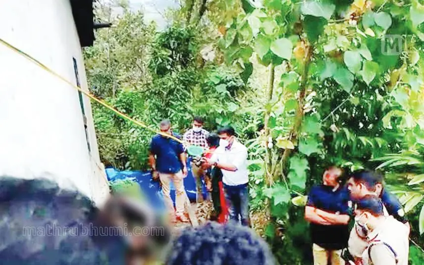 Forensic experts conducting inspection at Tharun's house | Photo: Mathrubhumi
