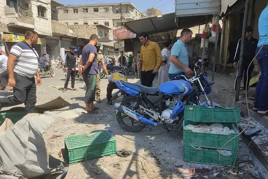Market blast in north Syria kills 15 people, wounds dozens
