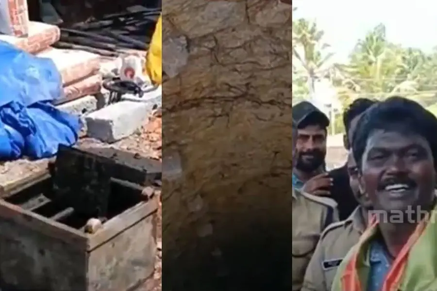Ancient-looking locker and cobra found inside well while cleaning in Thiruvananthapuram