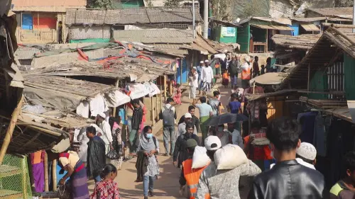 Rohingya refugees in a refugee camp in Bangladesh | AP