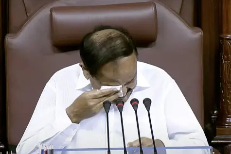 Rajya Sabha gives farewell to chairman Venkaiah Naidu