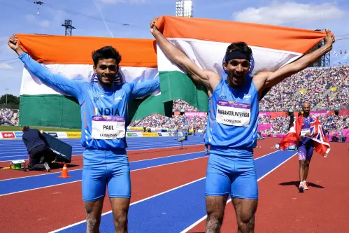 CWG 2022: Malayali athletes Eldhose Paul, Abdulla Aboobacker bag gold and silver in triple jump