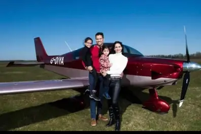 Former MLA AV Thamarakshan’s son builds own plane in UK, travels through Europe with family