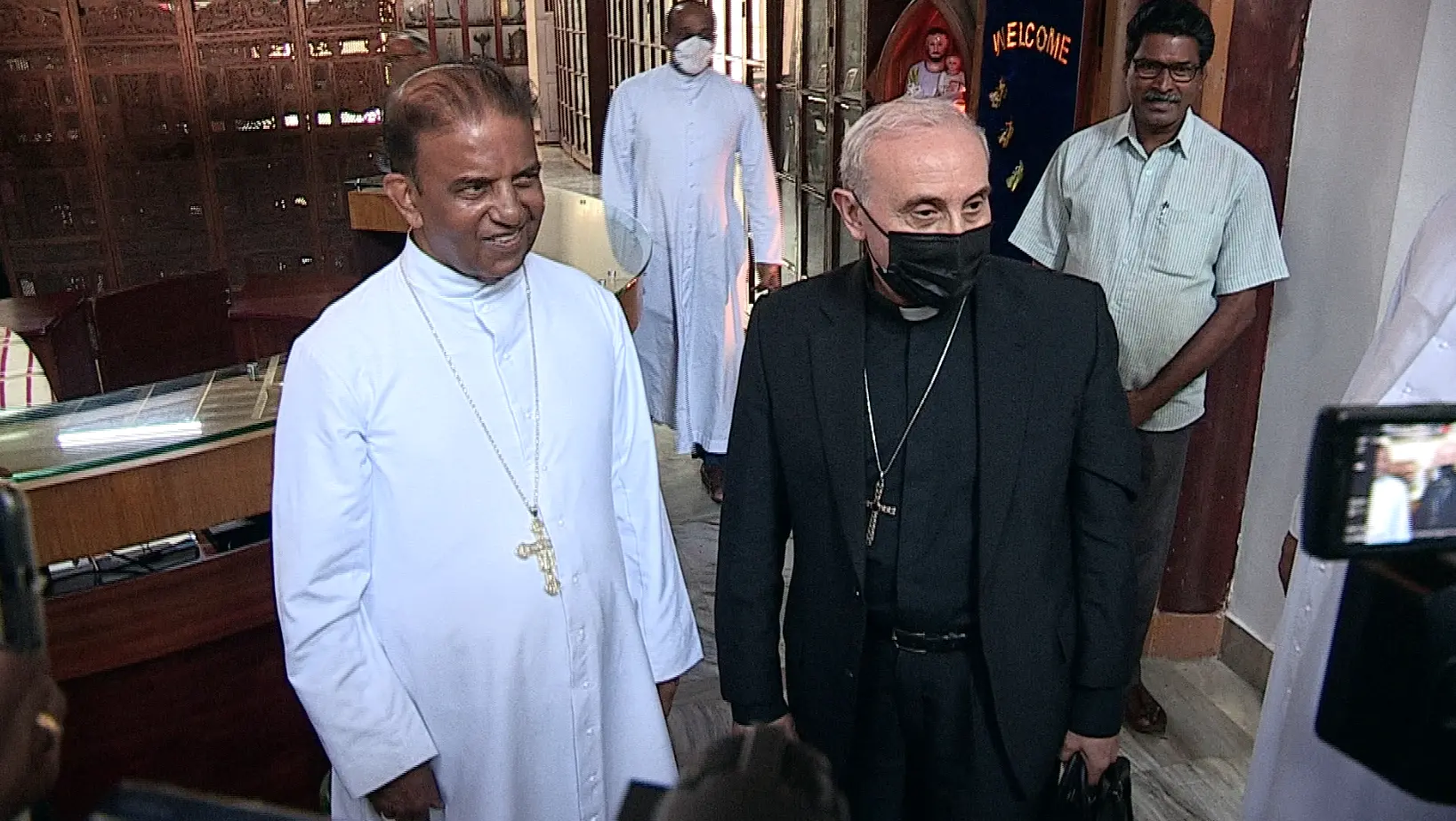 Mar Antony Kariyil with Nuncio Archbishop Leopoldo Girelli