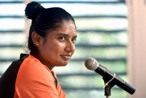 Mithali Raj addresses a press conference I Photo: PTI
