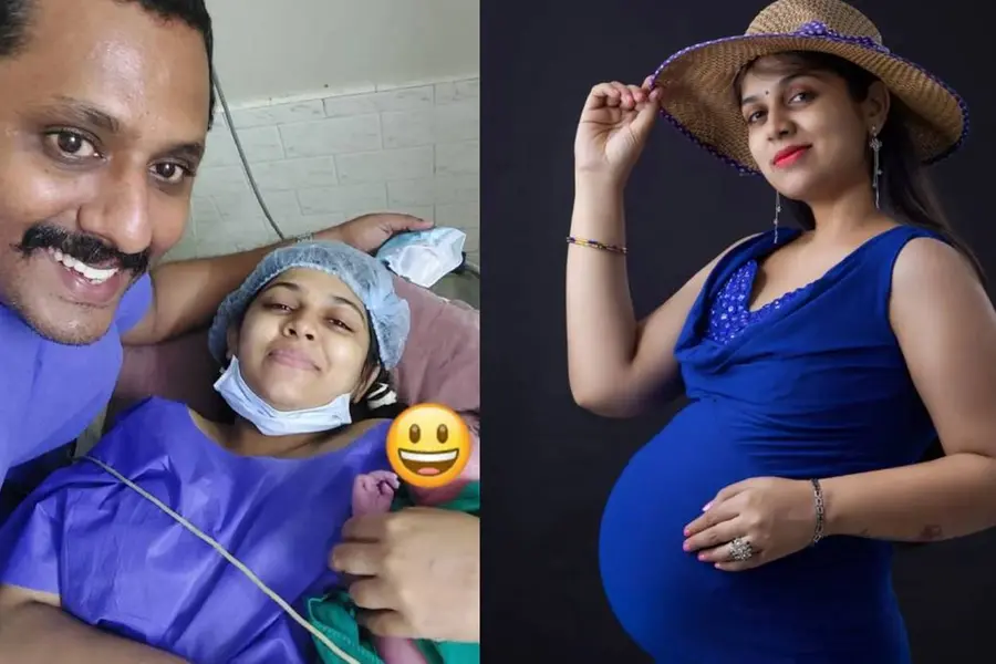 Actress Anjali Nair blessed with baby girl, see pics