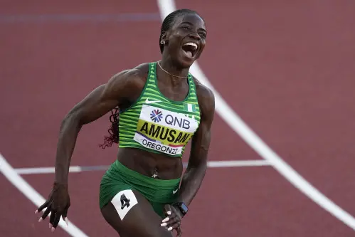 Nigeria's Tobi Amusan sets new world record in 100m hurdles