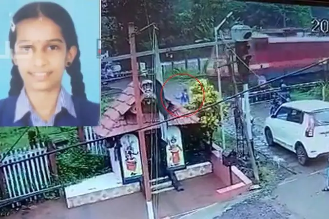 Girl killed as train hits her while rushing for school bus in Kannur