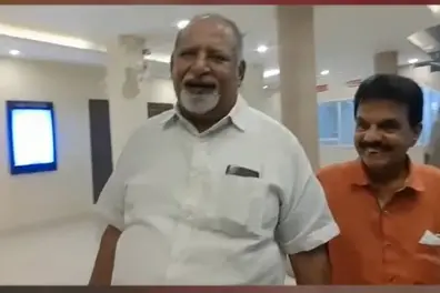 Putting an end to controversies, Jose Kuruvinakunnel arrives to watch 'Kaduva'