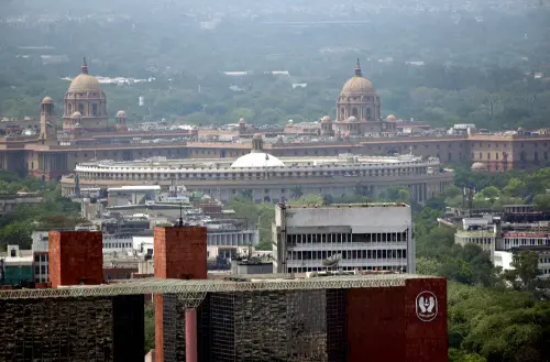 A view of the parliament house and Rashtrapati Bhavan | ANI