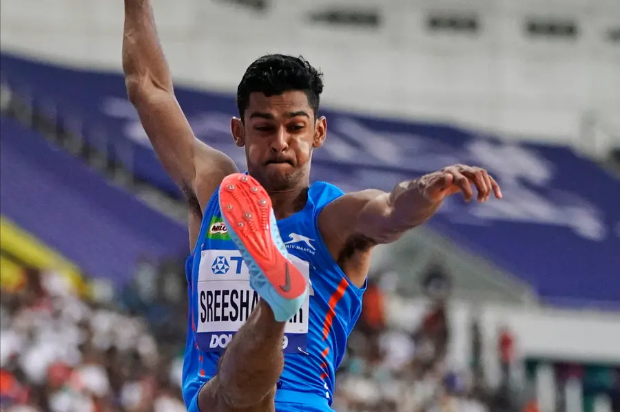 Murali Sreeshankar finishes 7th in long jump finals in World Athletics Championships