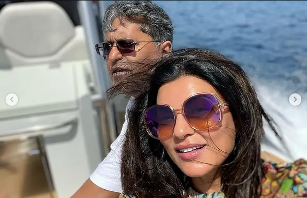 Lalit K Modi with Sushmita Sen | Photo: Instagram/lalitkmodi