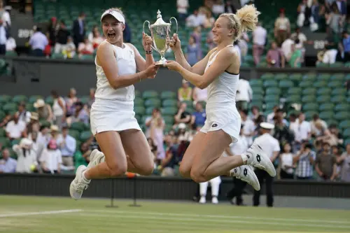 Krejcikova, Siniakova win second Wimbledon women's doubles title